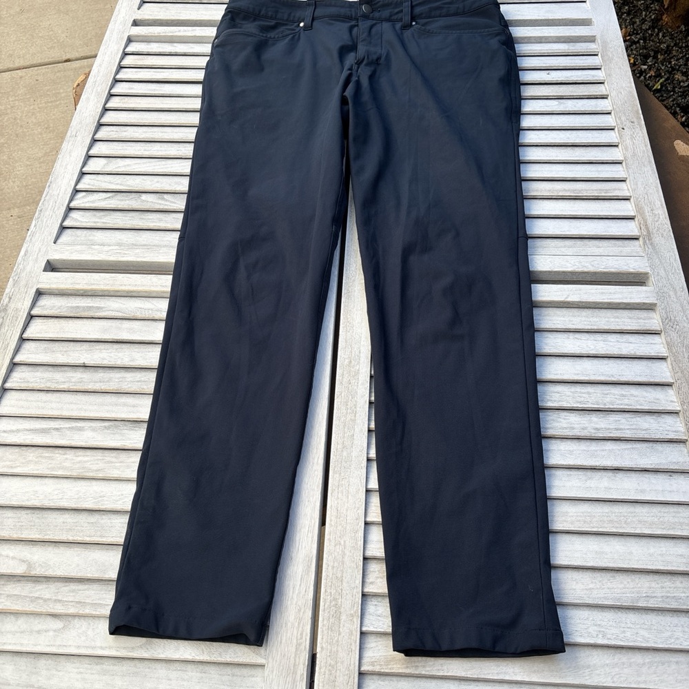 lululemon athletica Black Straight-Leg Pants